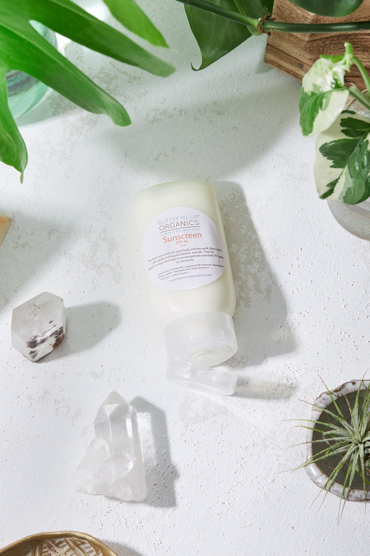 Natural Organic Suns Block/ Safe Protection/ Non-Nano Zinc Oxide /