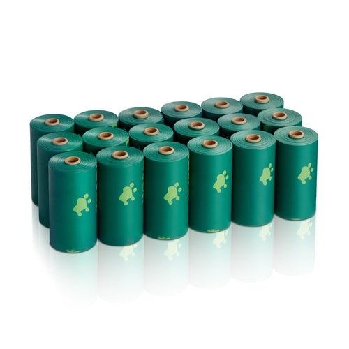 Thick Dog Poop Waste Bags Refill Rolls 270PCS Lavender Scented