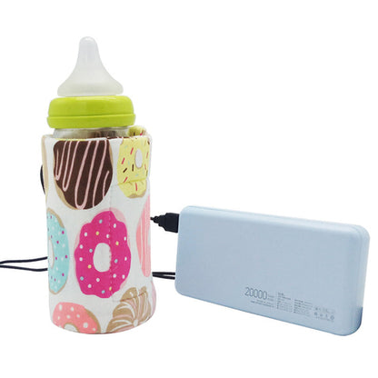 USB Milk Water Warmer Travel Stroller Insulated Bag Portable Baby Nurs