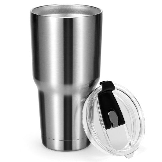 30oz insulated stainless steel tumbler with lid