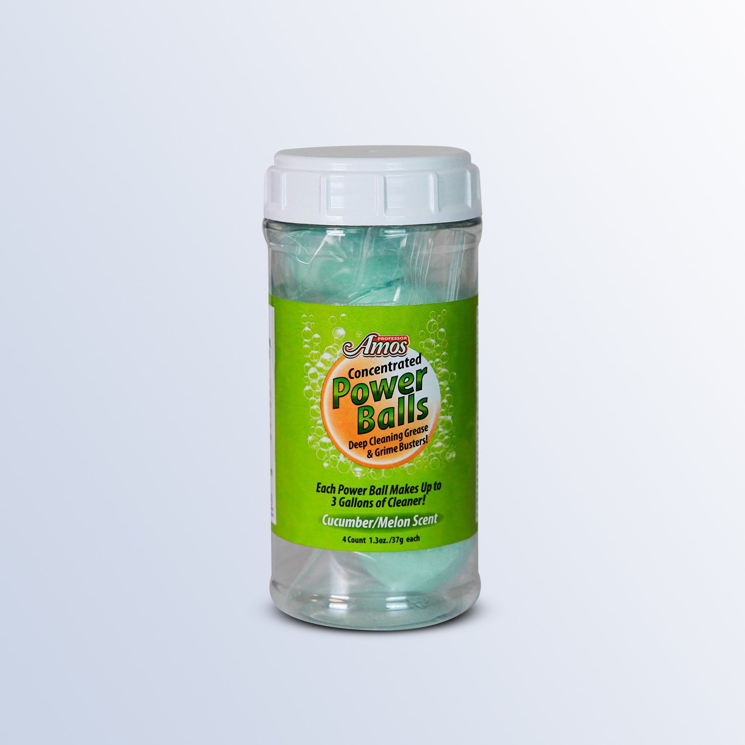 Concentrated cleaning power balls, pack of 4