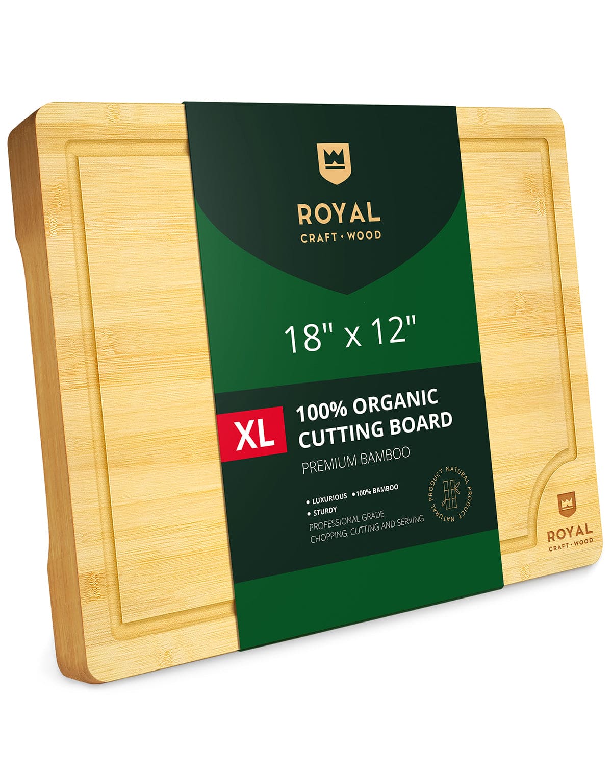 XL cutting board, 18 by 12 inches
