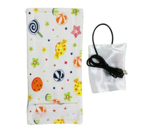 USB Milk Water Warmer Travel Stroller Insulated Bag Portable Baby Nurs