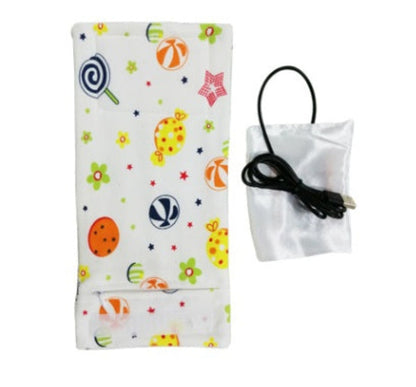 USB Milk Water Warmer Travel Stroller Insulated Bag Portable Baby Nurs