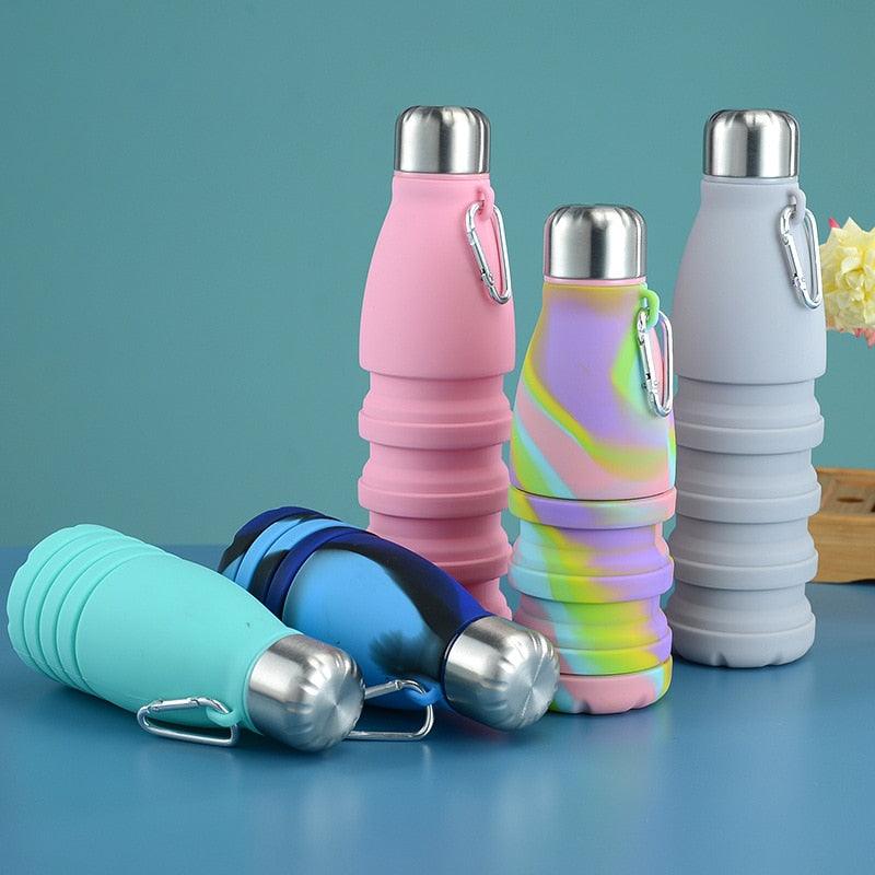 550ml Collapsible Silicone Water Bottle