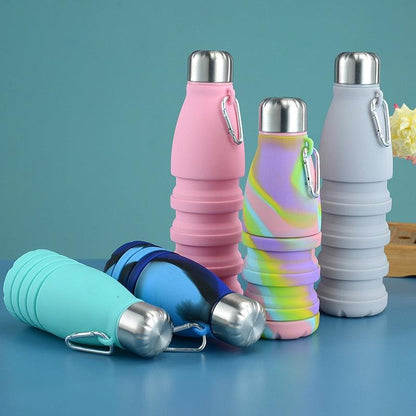 550ml Collapsible Silicone Water Bottle