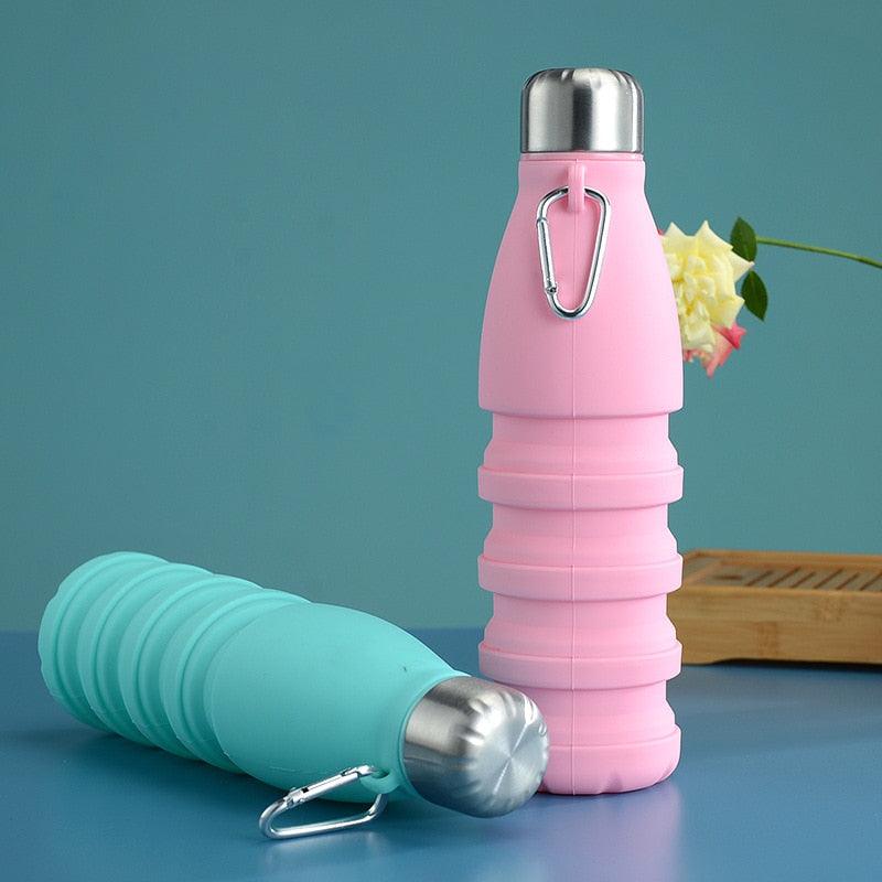 550ml Collapsible Silicone Water Bottle