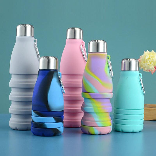 550ml Collapsible Silicone Water Bottle