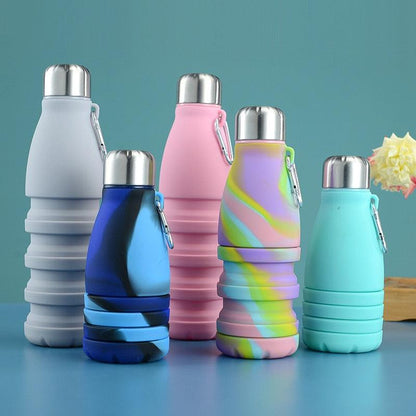 550ml Collapsible Silicone Water Bottle