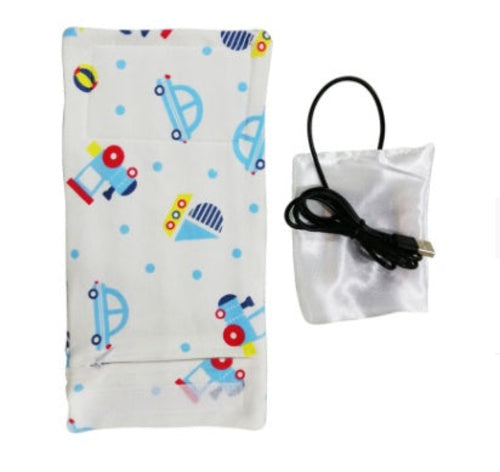 USB Milk Water Warmer Travel Stroller Insulated Bag Portable Baby Nurs