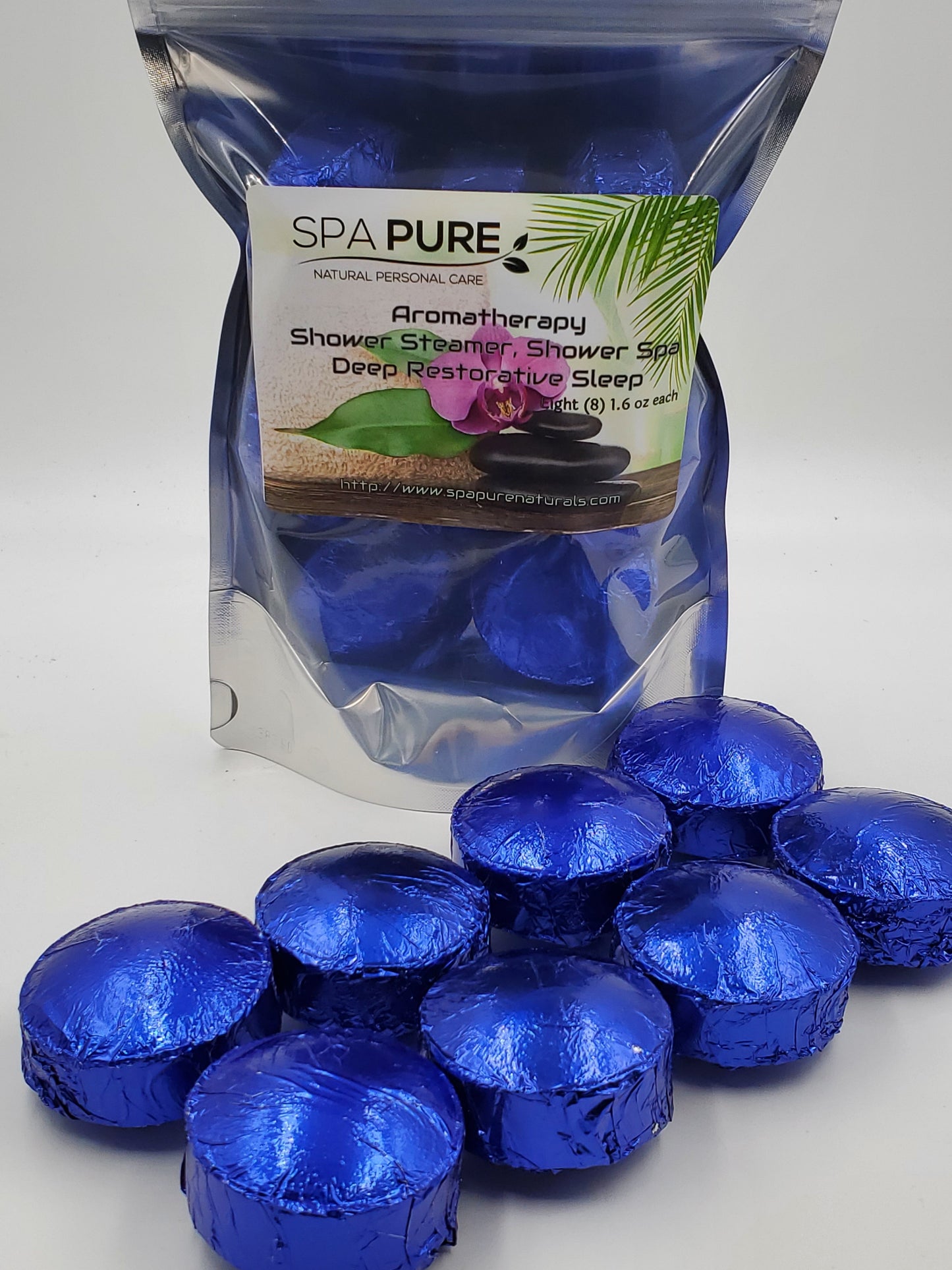8 Aromatherapy Shower Bombs USA Made, 100% Natural/Organic Essential Oils-Transform your shower-Transform your mood