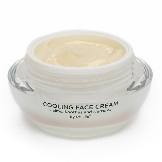 Glow boosting cooling face elixir for redness relief