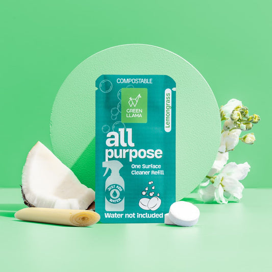 All Purpose Spray Glass Bottle Kit with Lemongrass Oil