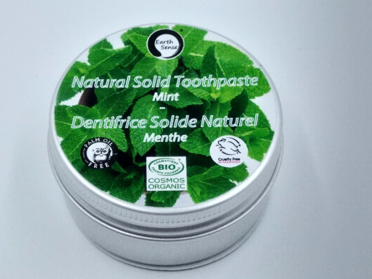 Natural Organic Certified Solid Toothpaste - Gift Set - 1 piece - MADE