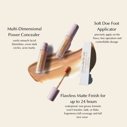 Flawless matte concealer, vegan, full coverage