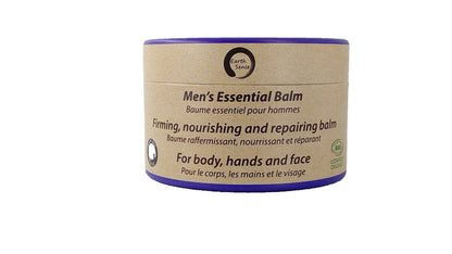 Organic Men's Essential Balm with Sandalwood 100ml - For Face, beard,