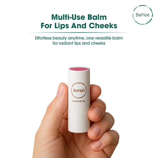 Lip & Cheek Bloom. 2 in 1 Natural Lipstick for Vibrant Color.