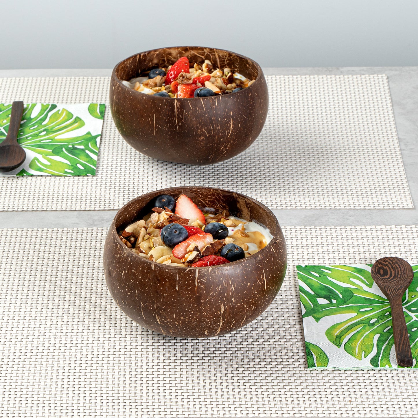 Coco Casa 21 oz Handmade Coconut Bowl - 10 count box