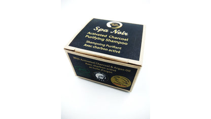 Organic Certified Spa Noir - Solid Shampoo with activated charcoal -