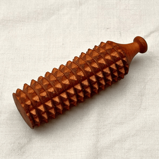 Wooden Porcupine Massage Roller – Acupressure & Reflexology Tool