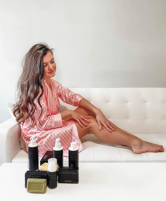 CALITHEA Natural, Organic Olive Oil Body Lotion with Aloe Vera
