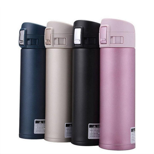 500ml Stainless Steel Insulated Thermos Cup Travel Coffee Tea Bottle