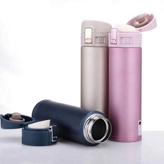 500ml Stainless Steel Insulated Thermos Cup Travel Coffee Tea Bottle