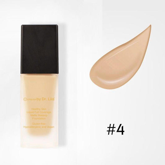 Matte foundation with SPF 30, vegan, full coverage