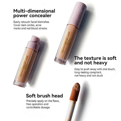 Flawless matte concealer, vegan, full coverage
