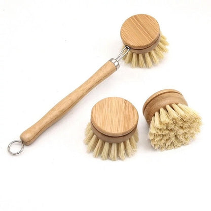 Bamboo Sisal Dish Brush – Replaceable Head