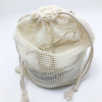 10 Reusable Organic Bamboo Cotton Facial Pads - Zero Waste Plastic
