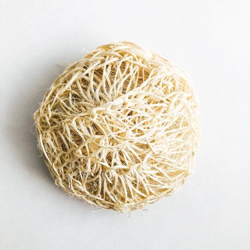 Natural Organic Sisal Deluxe Shower Sponge - Zero Waste Bath Sponge -