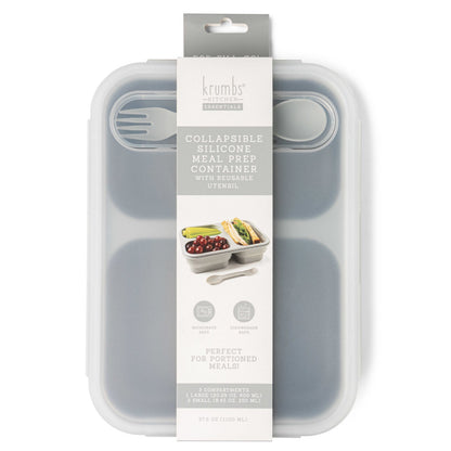 Krumbs Kitchen Collapsible Silicone Meal Prep Container