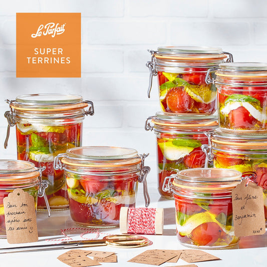 Le Parfait Super Terrine Glass Jars – detail view