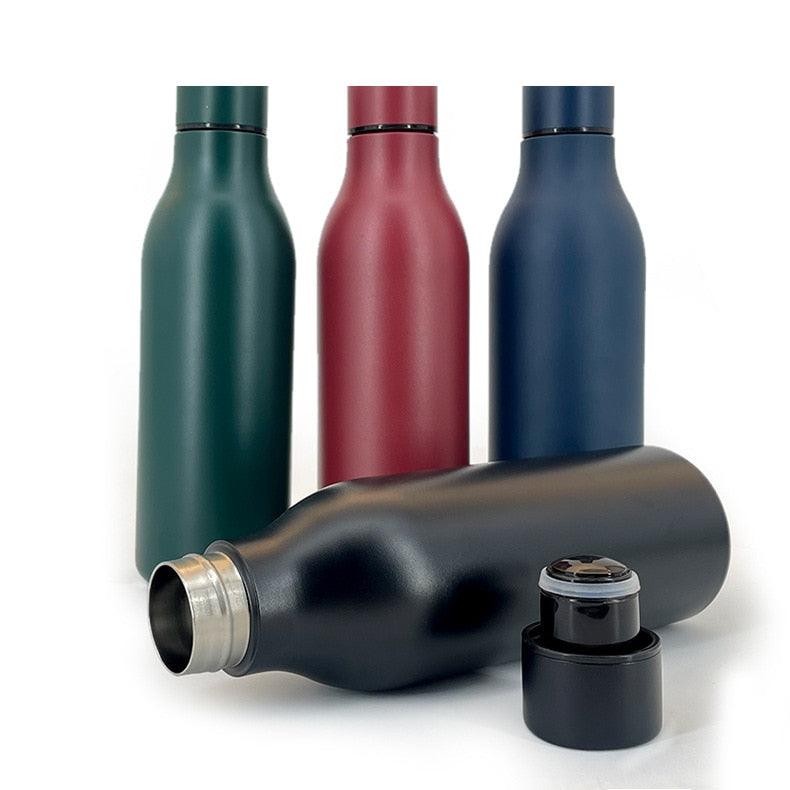 Stainless Steel Thermal Tea Coffee Thermos Leakproof Reusable Bottle