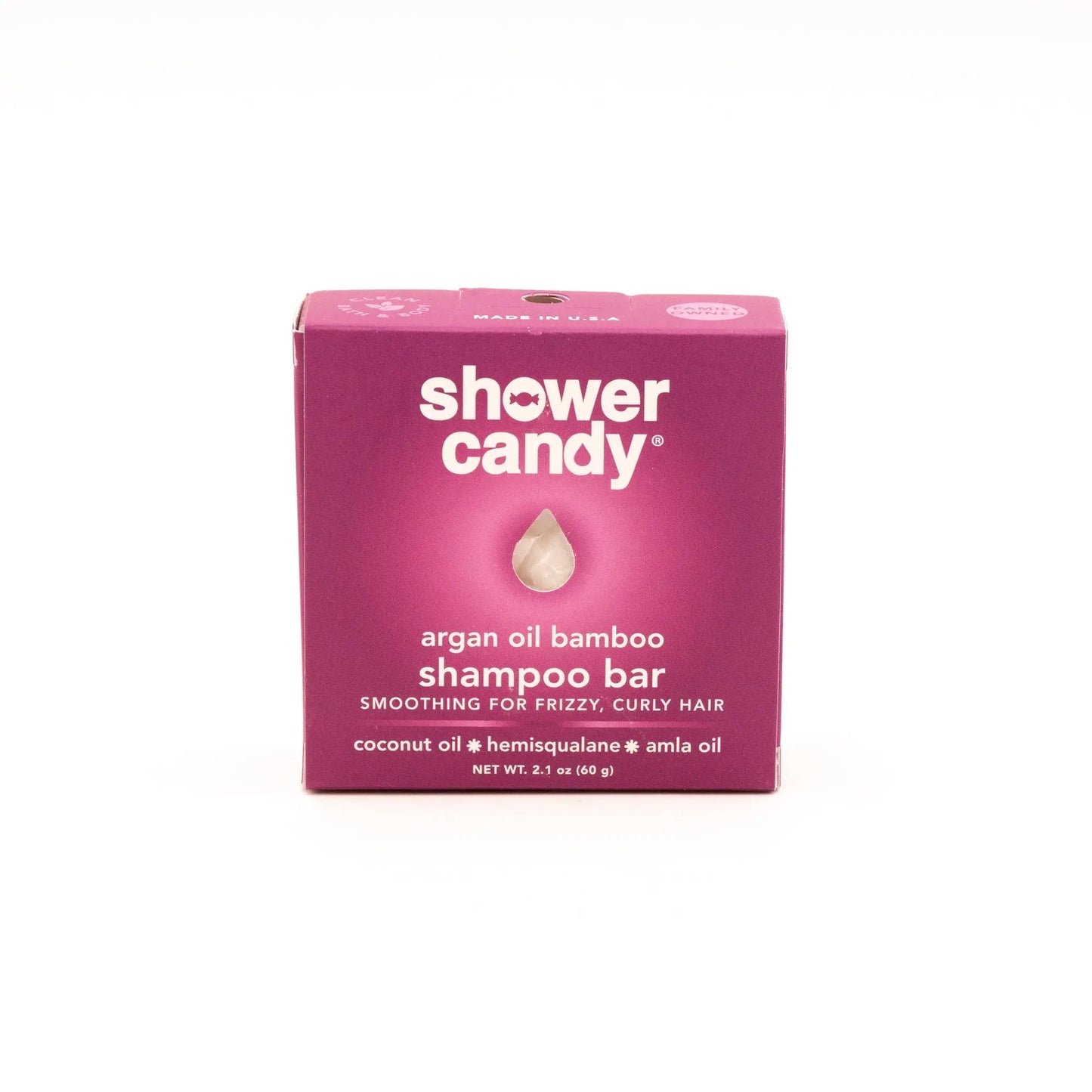 Argan Oil Bamboo Shampoo Bar for Smooth Frizz Control
