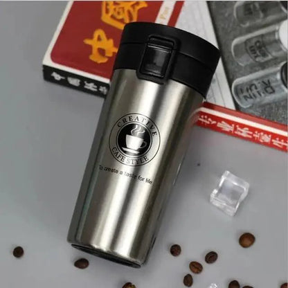 Travel Coffee Mug Stainless Steel Thermos Vacuum Insulated Tumbler